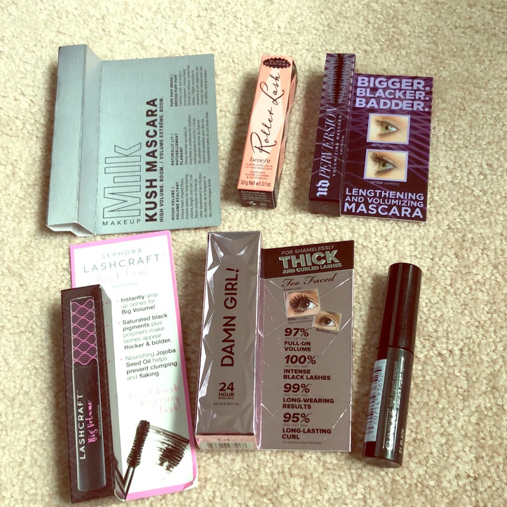LOT OF Mascaras 🔥 Too Faced, Benefit, Milk 🖤